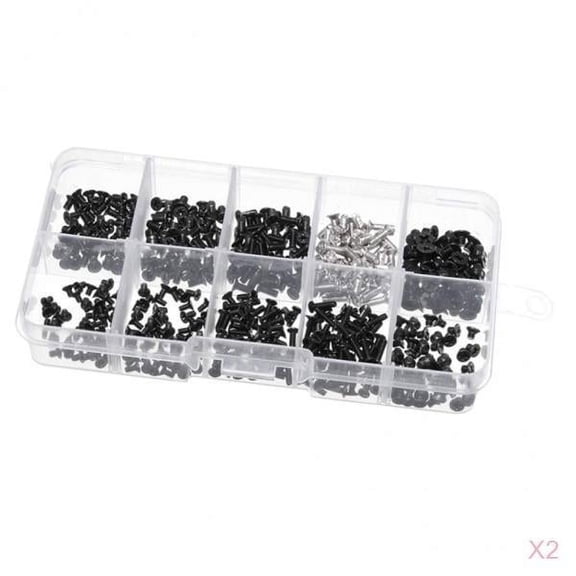 Dualoai 1000 Pieces High Quality Computer DIY Screws, Compatible with All Universal