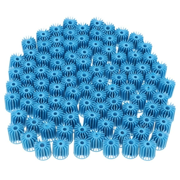 Dualoai 100Pcs/Set Bio Balls Aquarium Pond Fish Tank Filter PVC Plastic Filtration Media