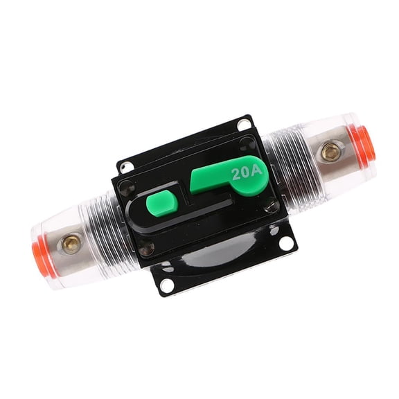 Dualoai 10A-100A Manual Reset Circuit Breaker Switch 12V 24V Car SUV Marine Boat - 20Amp