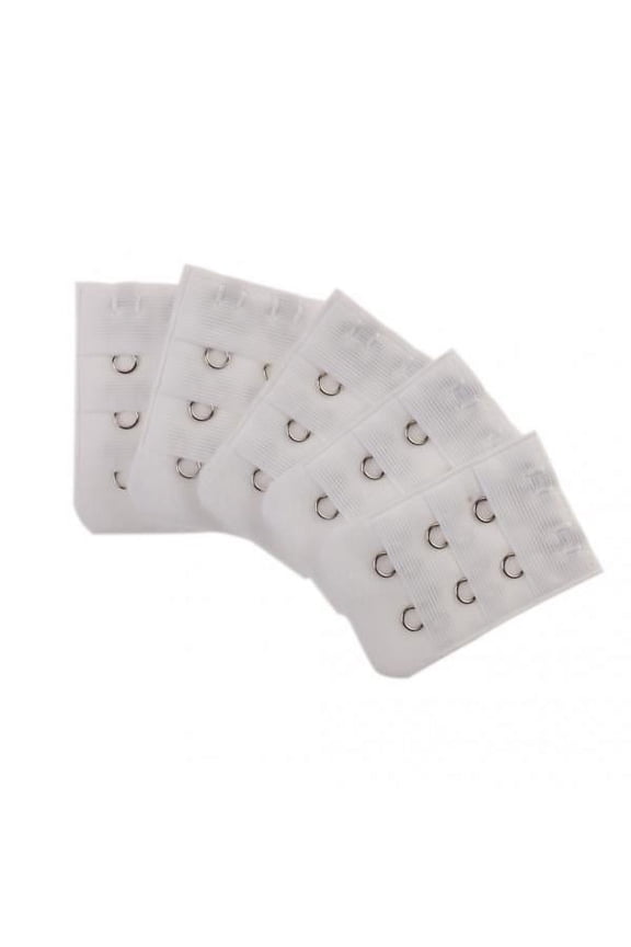 10pcs Bra Expander Expander Extensions Bra Clip Bikini Attachment Adjustable Bra White