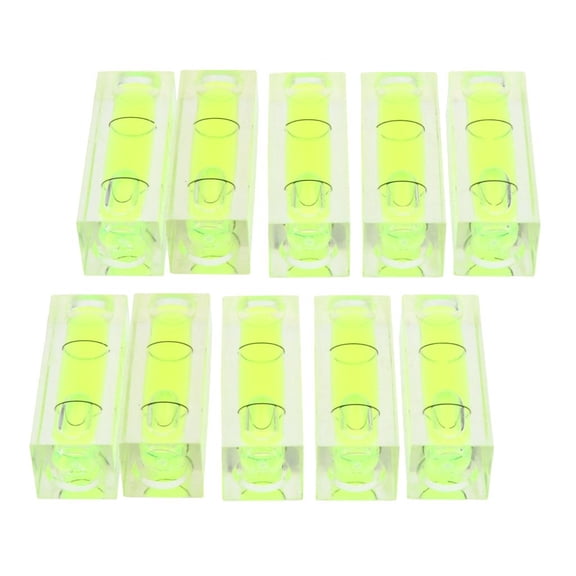 Dualoai 10pcs Bubble Level Measuring Equipment Level Picture Hanging Level Mark Square