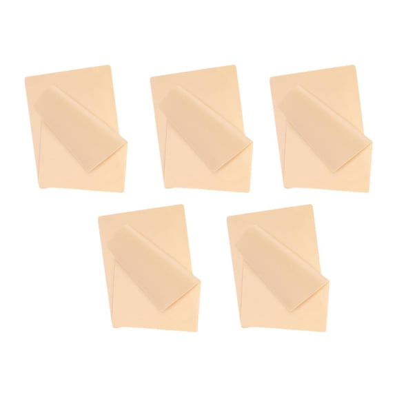Dualoai 10x Blank Silicone Skin Practice Sheet Double Sided Stencil ing Supplies