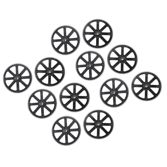 Dualoai 12 Pieces Main Gears Kit Compatible for WLTOYS XK K130 RC Model Helicopter Spare