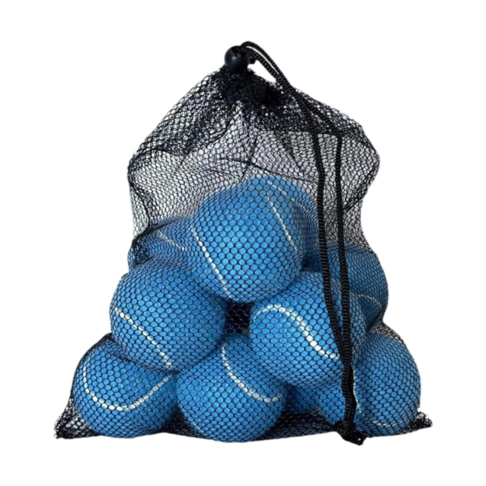Dualoai 12 Pieces Tennis Balls Pet Dog Playing Balls Exercise Workout Training Balls for Blue