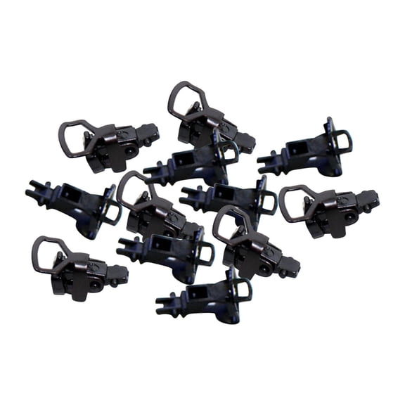 Dualoai 12Pcs N Scale Train Coupler Hobby Train Accessory 1/160 Scale Portable Universal