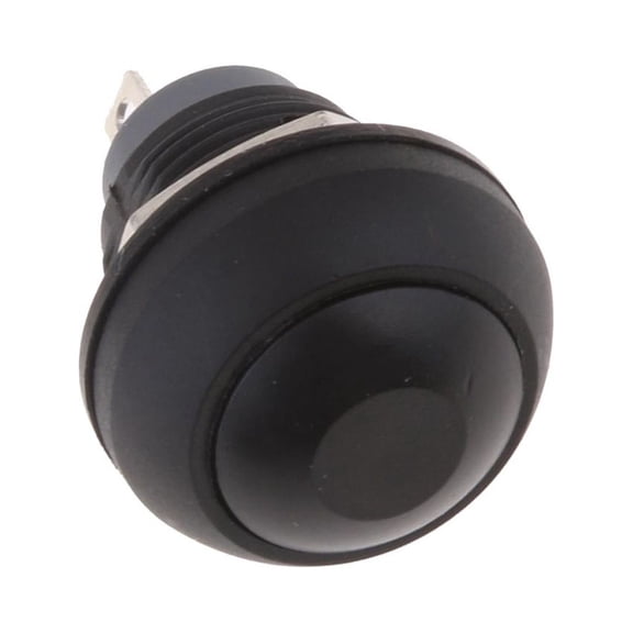 Dualoai 12mm 1no waterproof push button switch start button that can be reset instantly