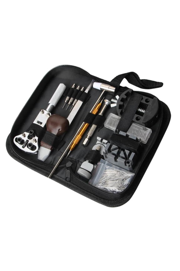 136Pcs Watch Repair Tool Kit Case Opener Spring Bar Remover Watchmaker Tool