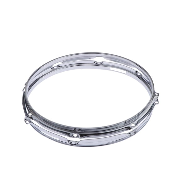 Dualoai 13in 8 Hole Snare Drum Die Cast Hoop Set for Drum Build or Restoration 1.5mm