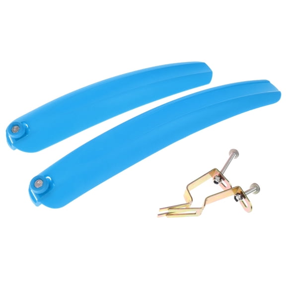 Dualoai 14/ 16/ 20" Universal Multicolor Front & Rear MTB Bicycle Fenders Mudguards Blue