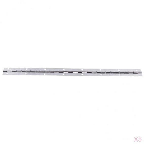 Dualoai 15'' x 1'' Boat Piano Hinge Stainless Marine Deck & Cabin Hardware Single x5