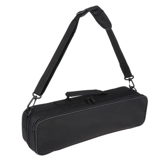 Dualoai 16-holes Flute Gig Bag Storage Box with Adjustable Shoulder Strap for Flutist