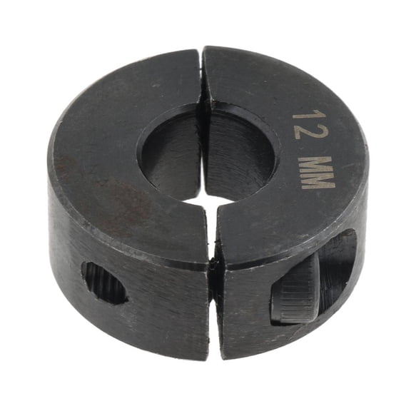 Dualoai 1Piece Drill Bit Hole Depth Split Screw Stop Collar Set 12/10mm 28x11mm