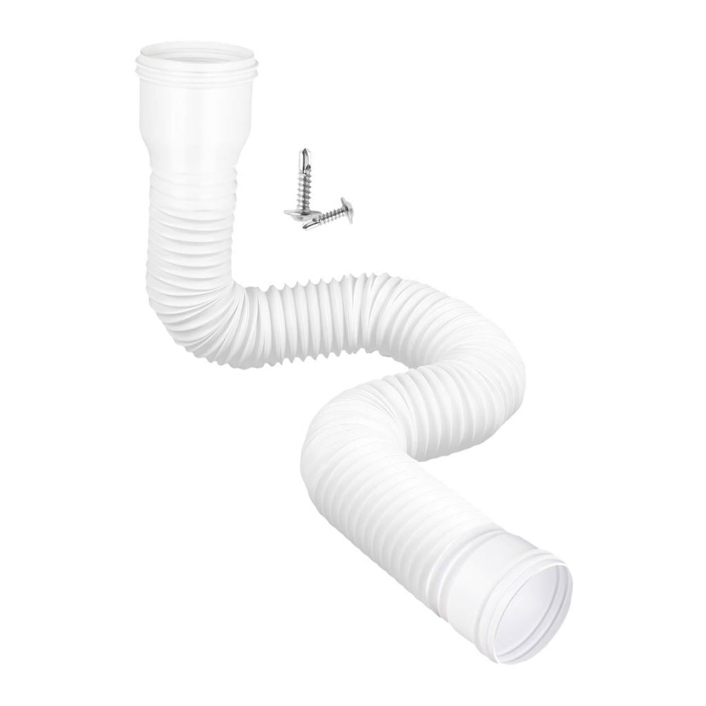 Dualoai 1set Rain Gutter Downspout Extensions House Gutter Adjustable ...