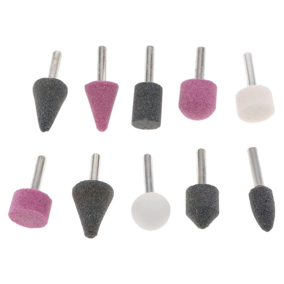 Dualoai 1x 6mm Cylindrical Electric Nail Drill Bits Polishing Grinding Head ZP-11