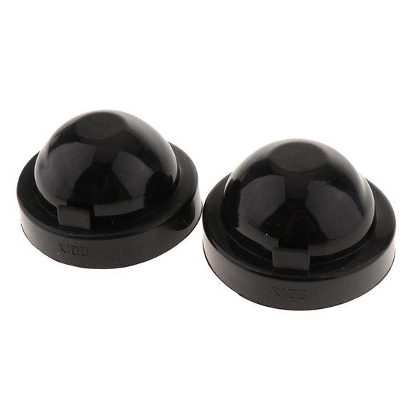 Dualoai (2) 100mm Rubber Housing Seal Caps For Headlight Install Xenon Headlight Kit,