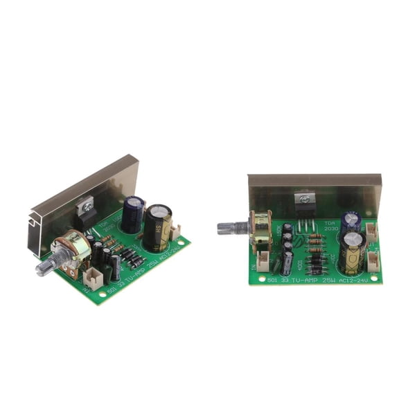 Dualoai 2 Pieces 20W Mono Channel Audio Power Amplifier DC 12V Stereo to The Car