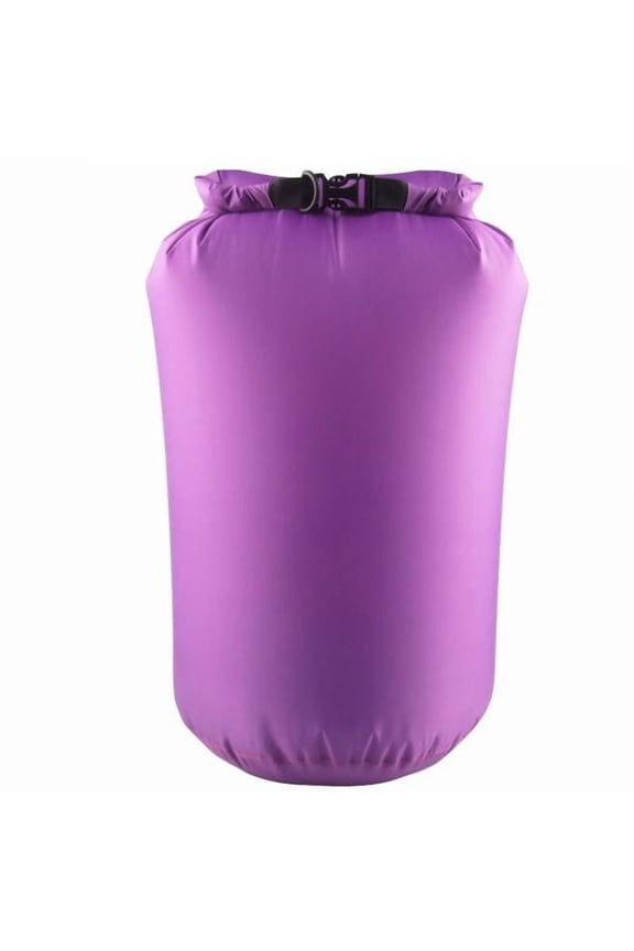2 Pieces 75L Waterproof Compression Bag Dry Sack for Camping Purple