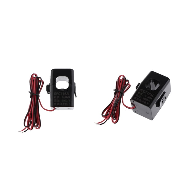 Dualoai 2 Pieces Ampere AC Current Sensor Split Core For 0 100A