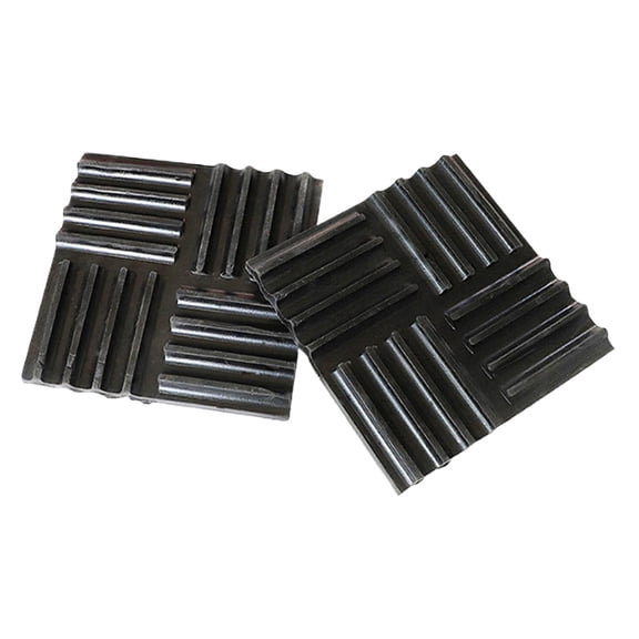 Dualoai 2 Pieces Anti Vibration Pads Air Conditioner Square Vibration Isolation Pads thick 2cm
