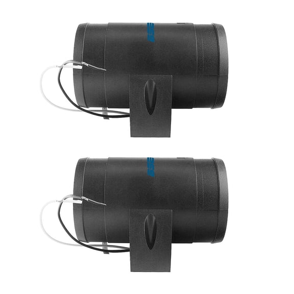 Dualoai 2 Pieces Bilge Blower For Boat / Line Extractor With Fan For Window Bath / Light