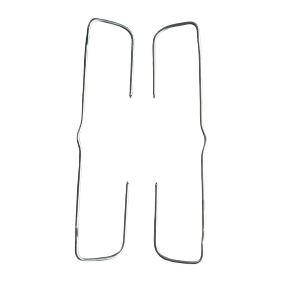 Dualoai 2 Pieces Curved Handle Foldable Stainless Steel for Storage Crates Accessory B