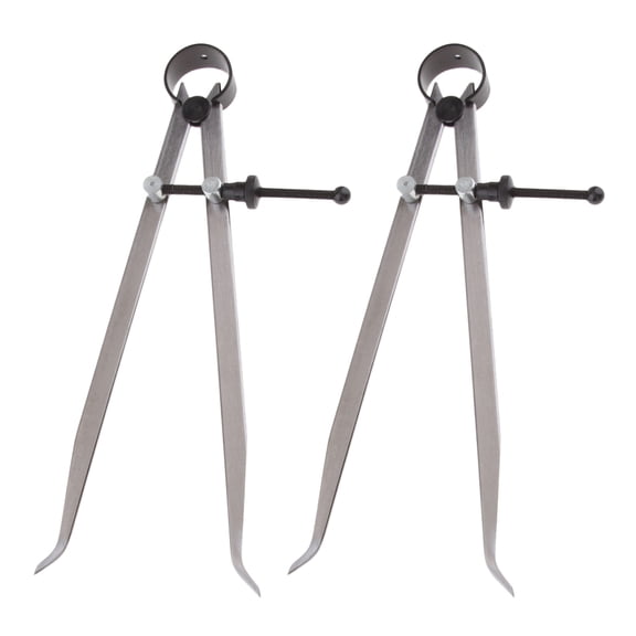 Dualoai 2 Pieces Spring Divider Caliper 5.9 inch Machinist Tools