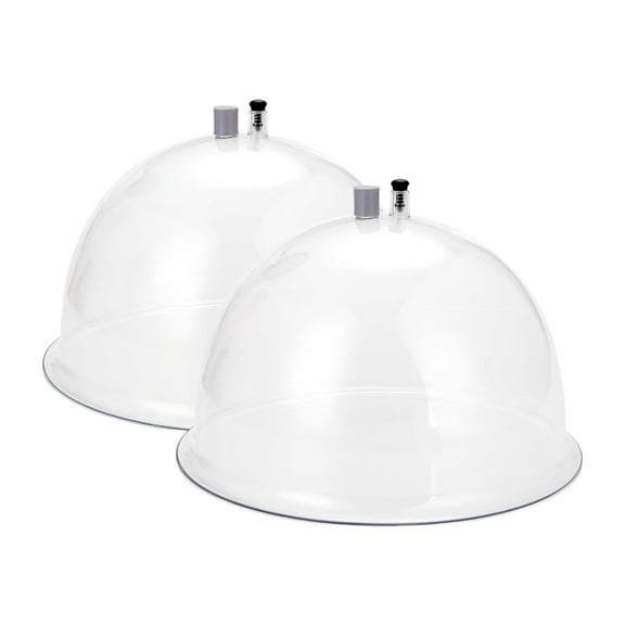 Dualoai 2 Pieces Vacuum Cups Lightweight for Lift Sturdy Large Suction Cups for Home 210ML