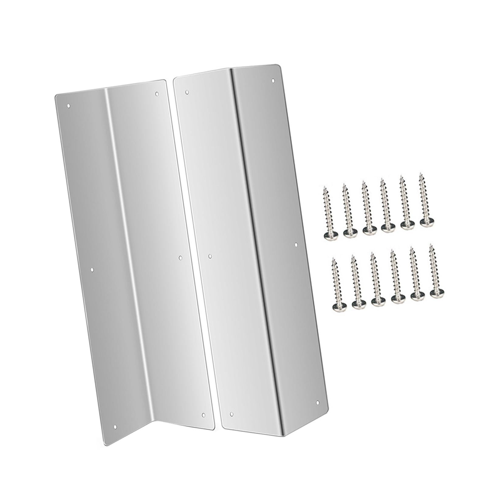 Dualoai 2 Pieces Wall Corner Guards Easy to Install Versatile for Residential and Commercial Wall Corner Cover for Shopping Mall Home silver