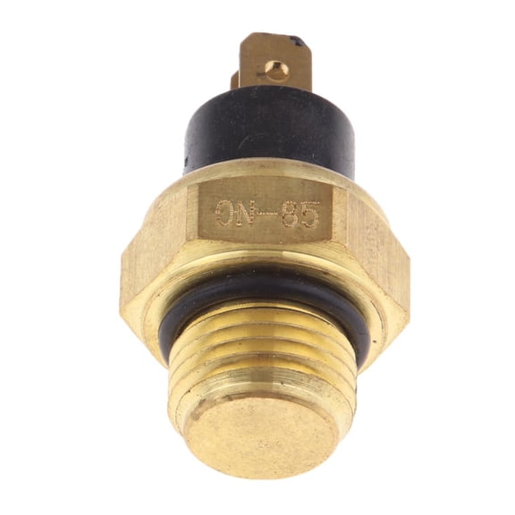 Dualoai 2 Pin Radiator Coolant Fan Water Temperature Switch for 250cc 4 Wheeler Scooter