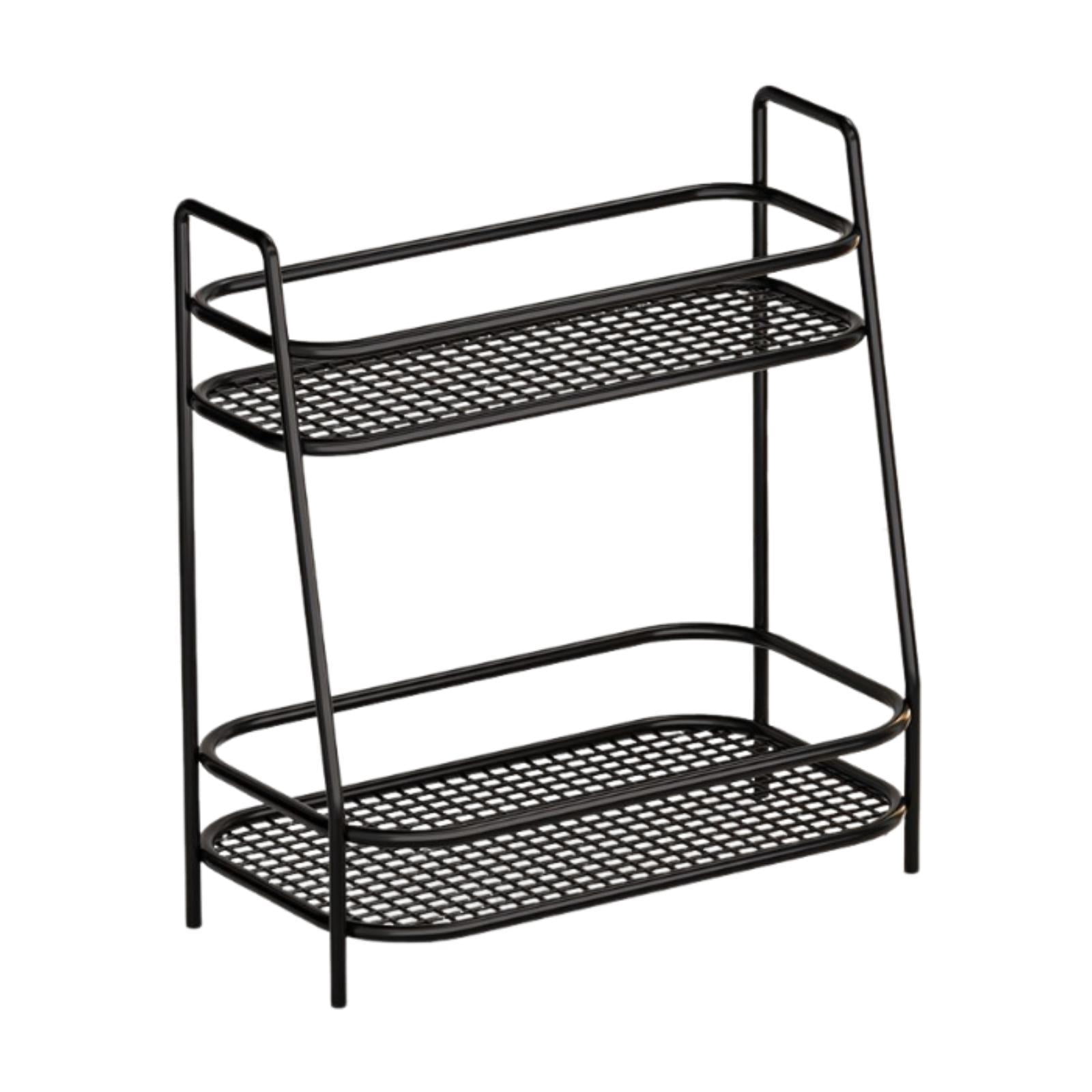 Dualoai 2 Tier Spice Storage Rack Countertop Home Freestanding Kitchen ...