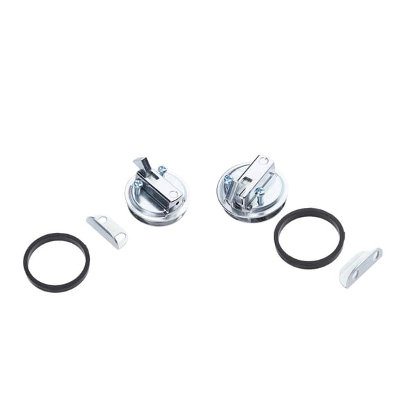 Dualoai 2 pieces marine boat stainless steel 1.5 inch flush pull locker hatch latch lift