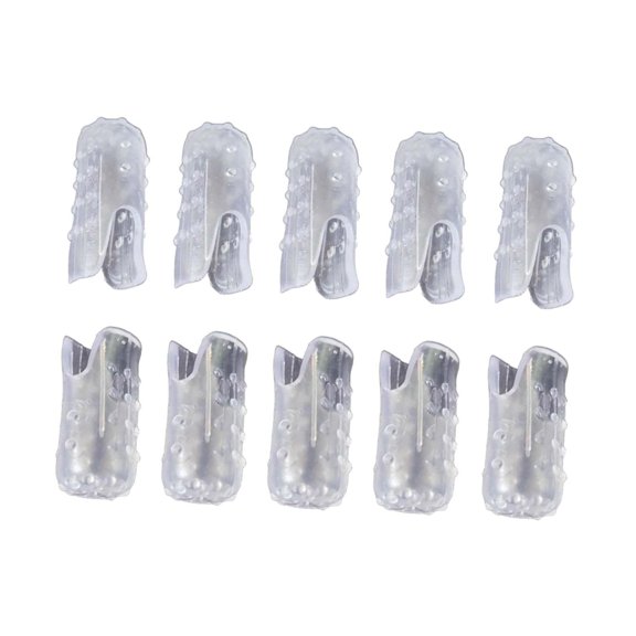 Dualoai 20 Pieces Big Toe Protectors for Men Women Easy to Use Toe Protection Covers