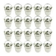 thumbnail image 1 of Dualoai 20 Pieces Small Candy Buckets Party Favors Modern Centerpiece Cookie Barrels Silvery, 1 of 9