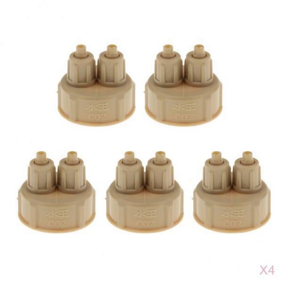 Dualoai 20 pcs Aquarium CO2 Accessories DIY CO2 System Kit Generator Part Bottle