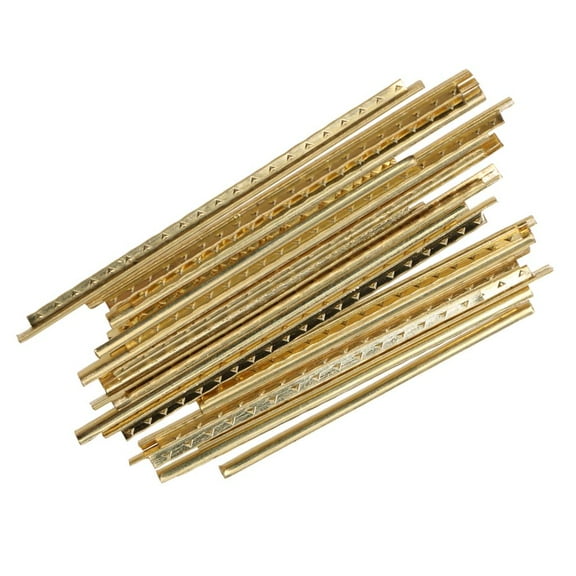 Dualoai 20Pcs Folk Acoustic Guitar Fret Wire Fretwire Set 2mm Golden Brass High Quality