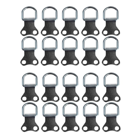 Dualoai 20pcs Heavy Duty Picture Hangers Double Hole Hanging Hook