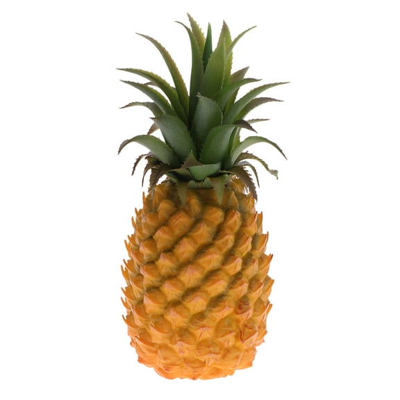 Dualoai 23cm Lifelike Artificial Pineapple Plastic Decorative Fruits Food Kitchen Dining