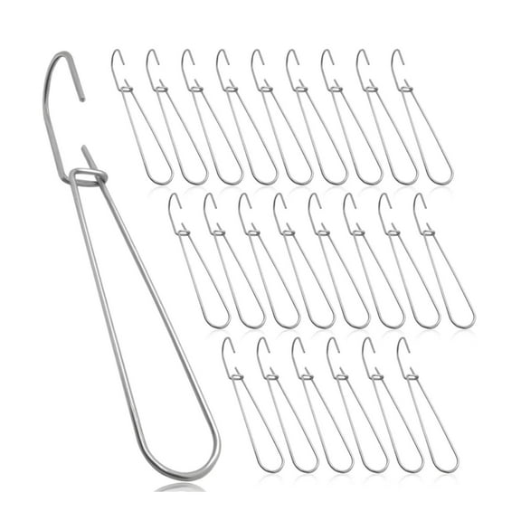 Dualoai 24Pcs Pattern Making Hooks Arts Crafts Metal Hanger Design Drawing Hooks Pattern
