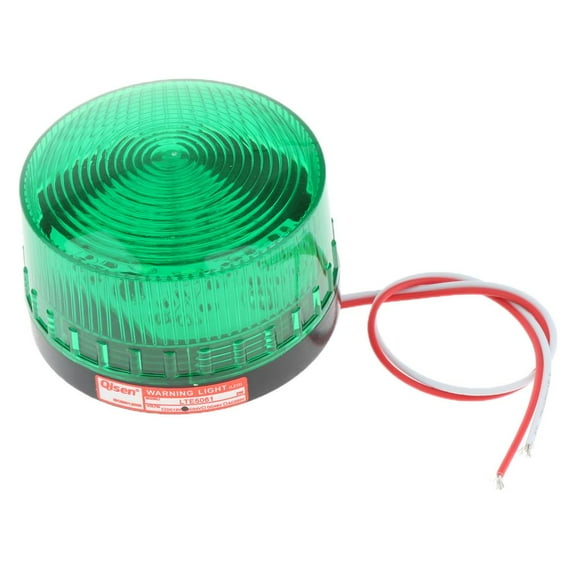 Dualoai 24V Stroboscopic Flash Strobe / Always on Warning Beacon Light Signal Lamp Green