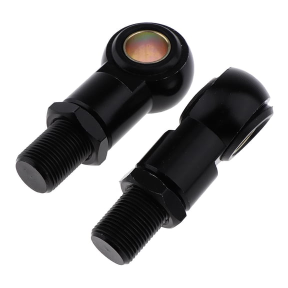 Dualoai 2Pcs 14mm Air Shock Absorber Eye Adapters for Motorcycle Scooter Black