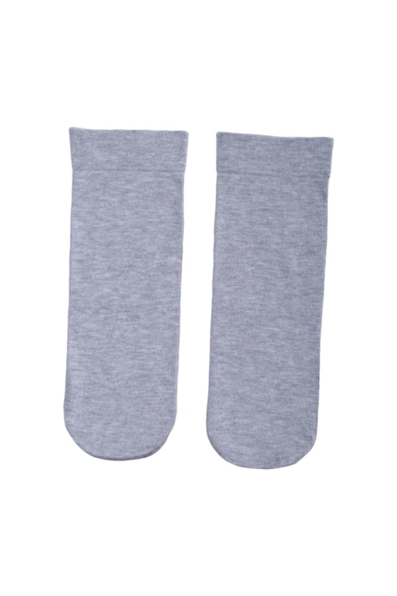 2Pcs Amputee Socks Elastic Protection Sleeve Soft Thickened Prosthetic Socks Light Gray 45cm