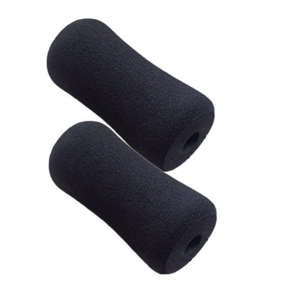 Dualoai 2Pcs Foam Foot Pad Rollers Handle Cover for Leg Extension Weight Bench Abdominal XL