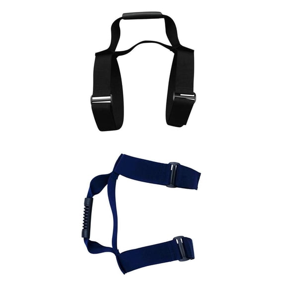 Dualoai 2Pcs Heavy Duty Fully Adjustable Strong Webbing Scuba Diving Diver Tank Air