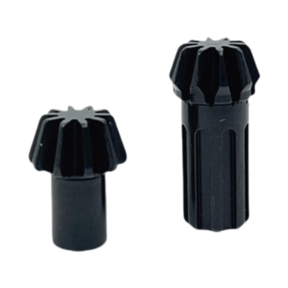 Dualoai 2Pcs RC Car Bevel Gear Carbon Steel Repair Parts Fittings Lightweight Compatible