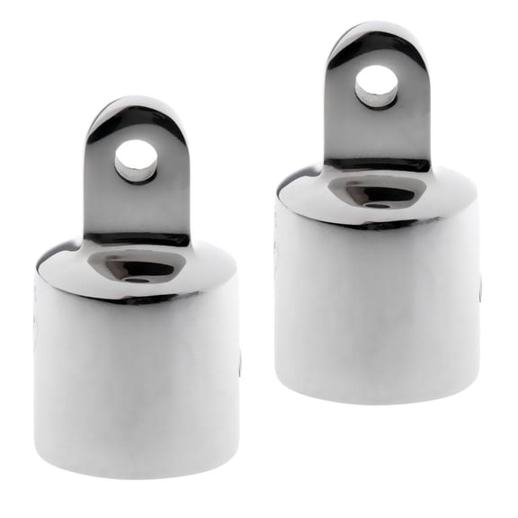 Dualoai 2pack Durable Eye End Bimini Top Fitting Sailing Hardware - 22mm 7/8''
