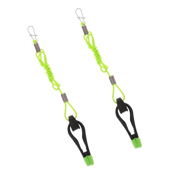 Dualoai 2pcs Power Grip Plus Downrigger Release Clip 17'' Leader Trolling Release Clip