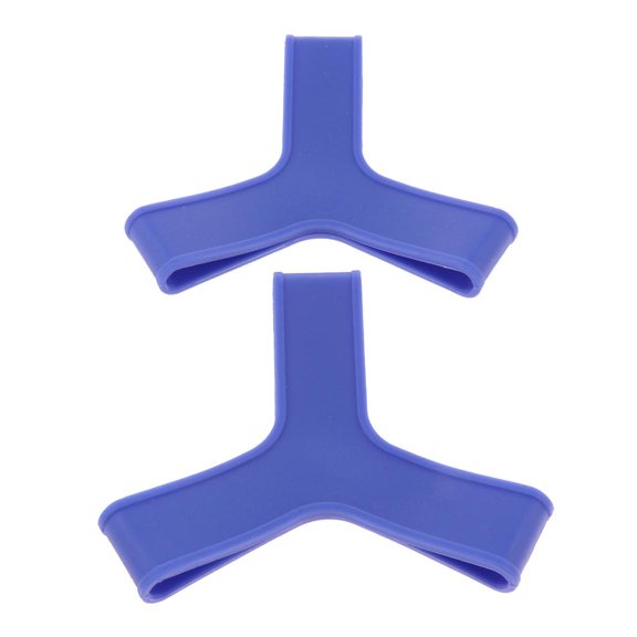 Dualoai 2pcs S/M/L Scuba Diving Snorkeling Elastic Silicone Fin Keeper/Gripper Strap S S
