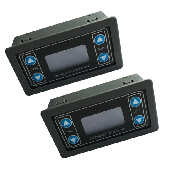 Dualoai 2pcs Signal Generator Adjustable PWM Pulse Frequency Duty Cycle with Shell