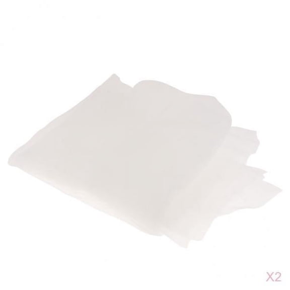 Dualoai 2x 1 Meter Polyester Silk Screen Printing Mesh 145cm Width 80T - White