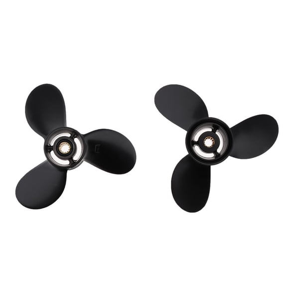 Dualoai 2x 3 Blade Boat Propeller Prop for TOHATSU OUTBOARD 8.5 X 9